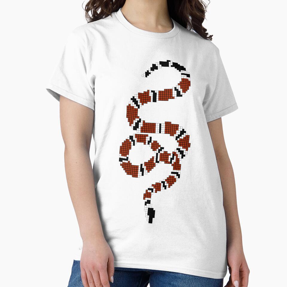 Red snake (Anti Coding Coding Club, white, black, red) by philipdev