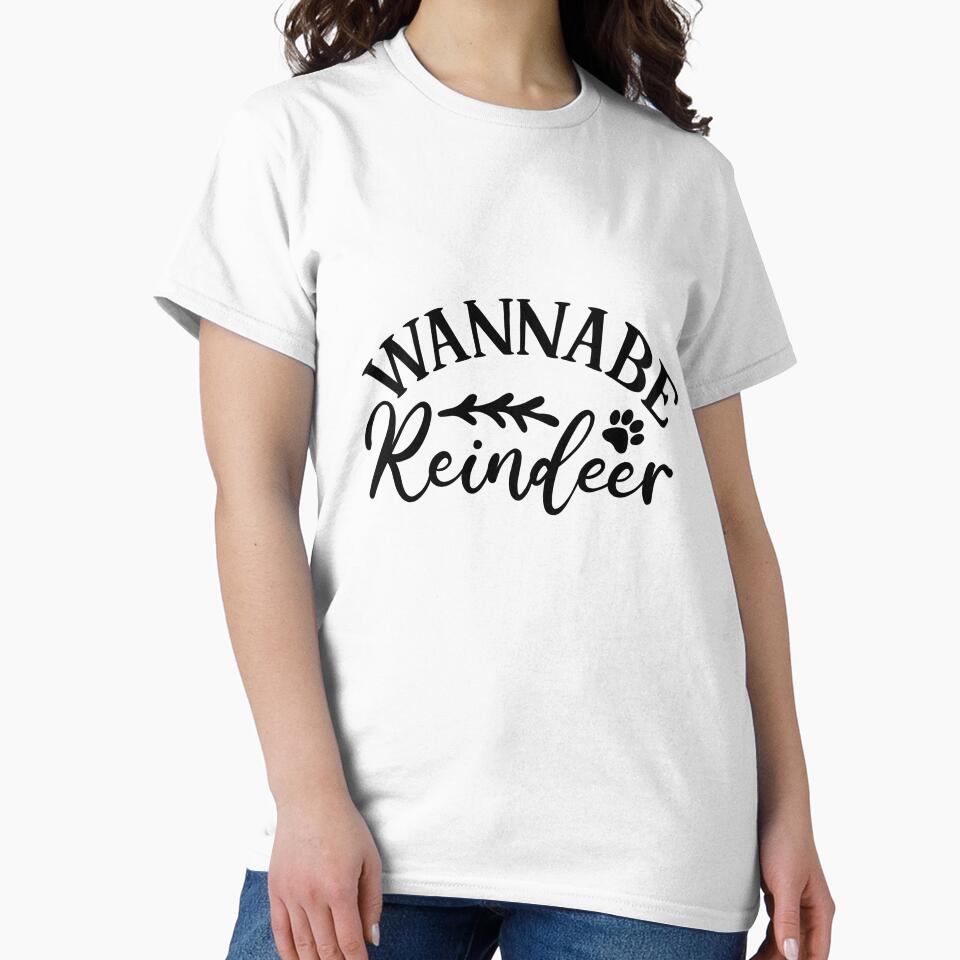 Christmas Dog Wannabe Reindeer Funny Holiday Design by FuzionRaptor