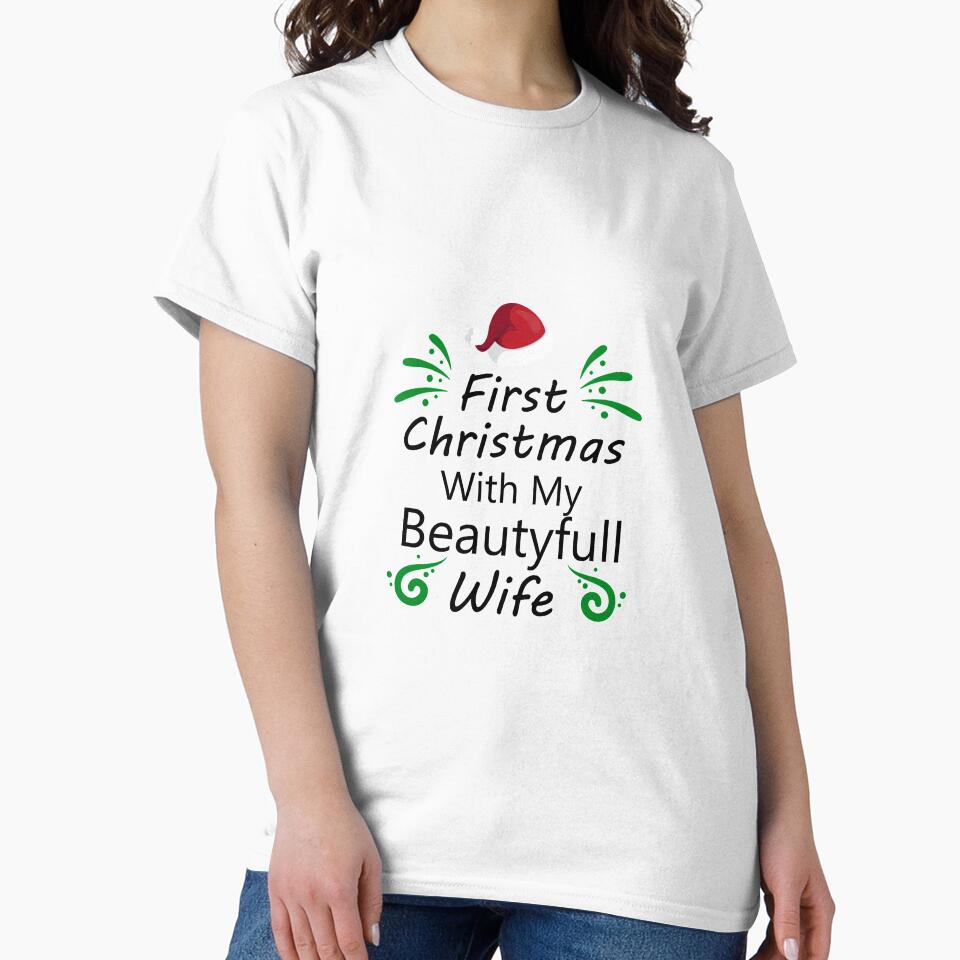 gift ideas for christmas first christmas with my beautiful wife by ParkerStore