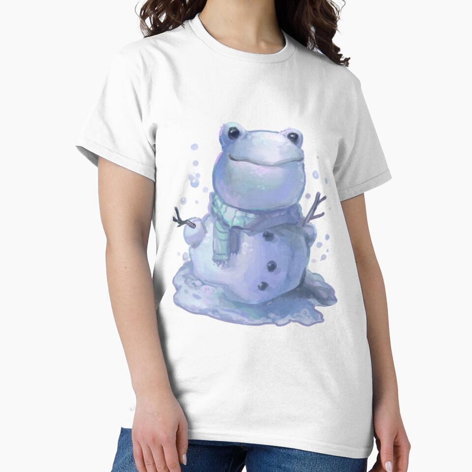 Snowfrog Snowman Frog by WormLasagna
