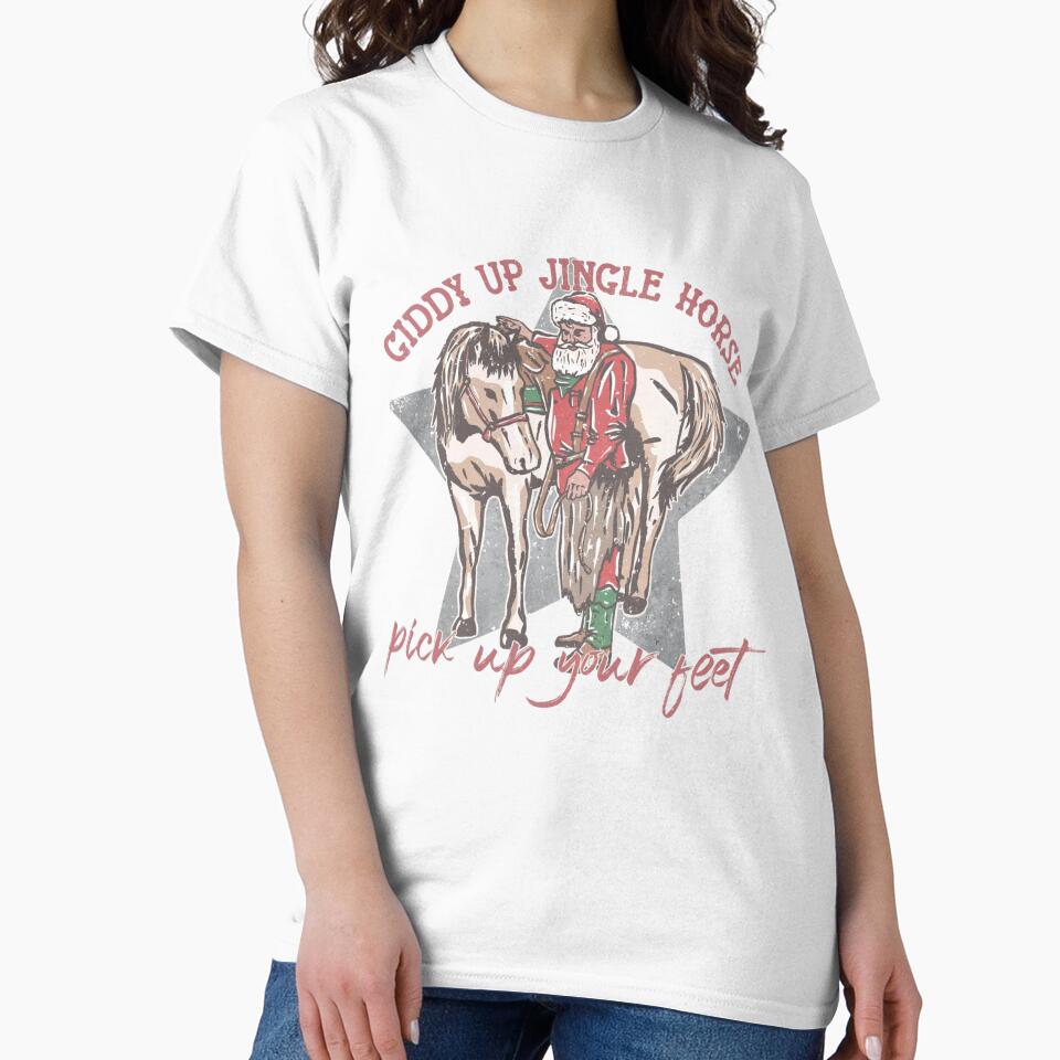 Giddy Up Jingle Horse Cowboy Christmas by sapnaela