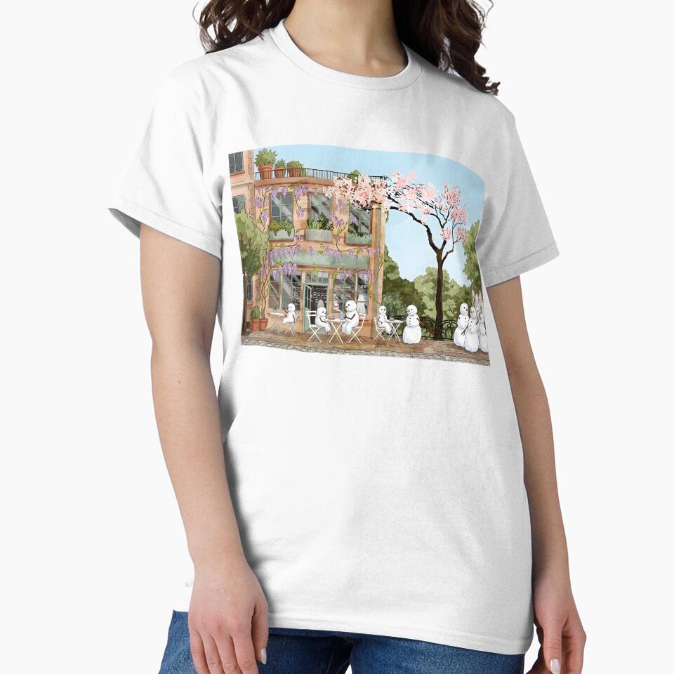 Snowman cafe by pictoartcrew