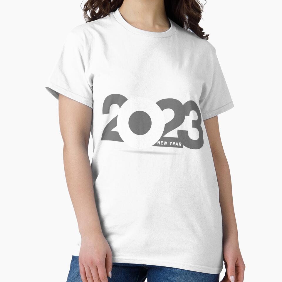 Happy New Year T-shirt by GridText