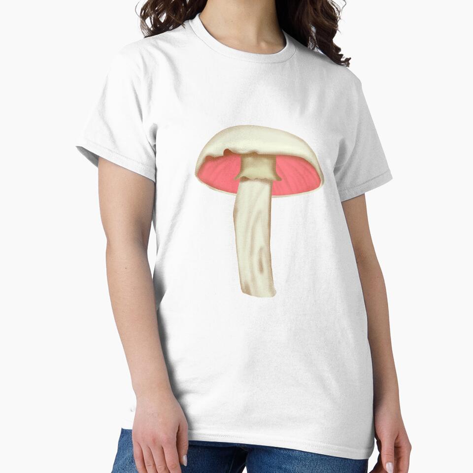 Common Meadow Mushroom by Katie Morris Art