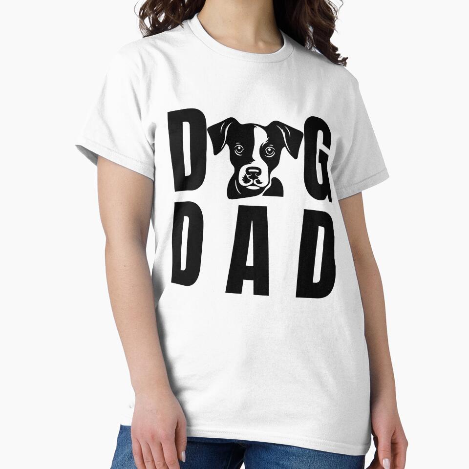 Funny Dog Dad T-Shirt - Gift for Dog Lovers by GoodAuraDesigns