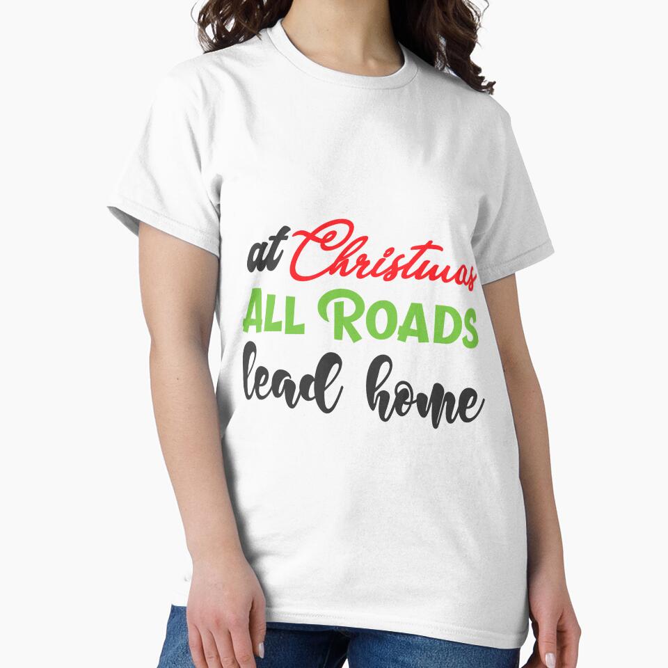 At Christmas All Roads Lead Home by JZCustom Art Sales