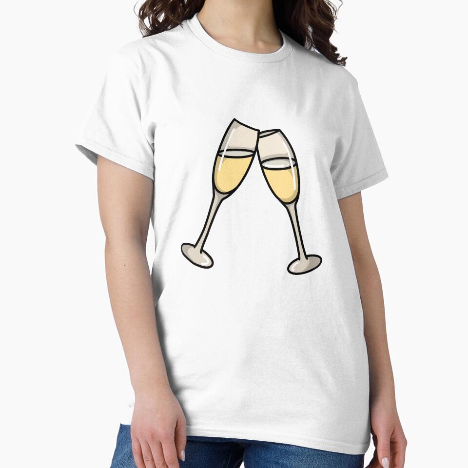 Champagne Glasses Sticker | Postcards from Paris by PinkPeelUK