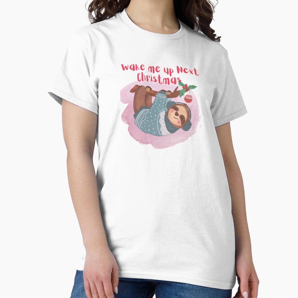 Wake me up next Christmas Sleeping Sloth by Jesseika75