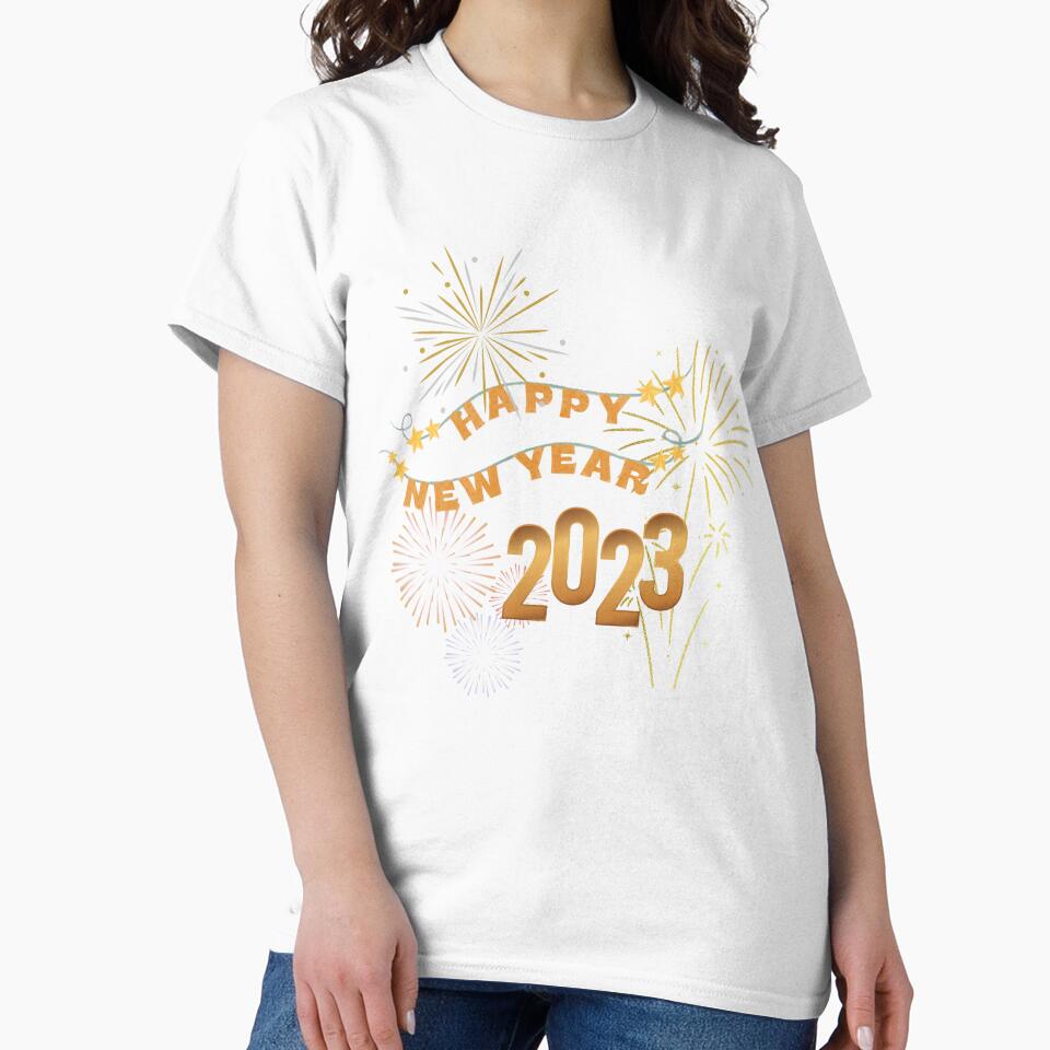 Happy New Year 2023 celebrate party fireworks by creatediscount