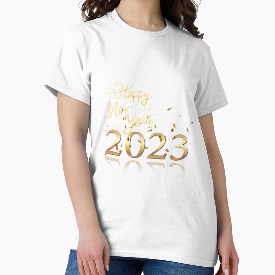 Happy New Year 2023 celebrate party by creatediscount