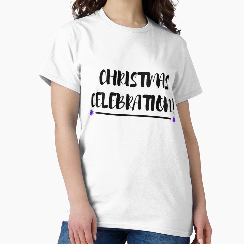 "Christmas Celebration" Snow,Essential tee Design for your lovers by Unisense Apparel