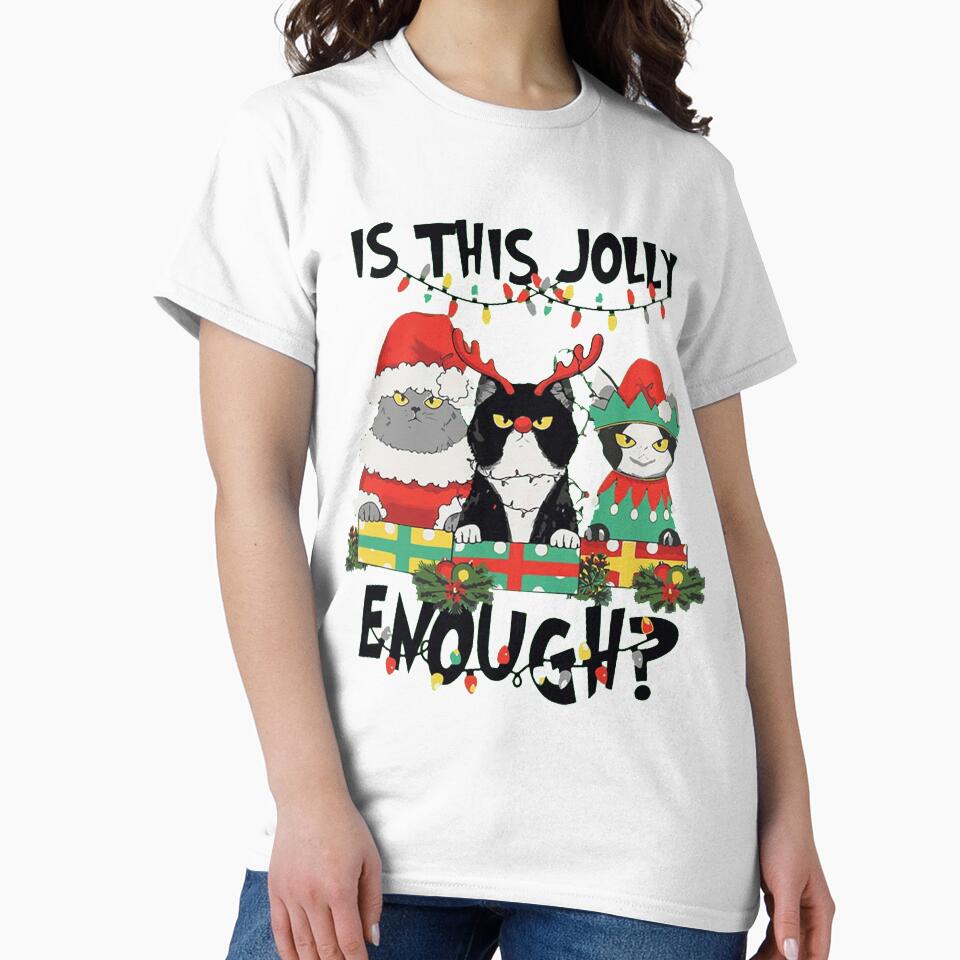 Is This Jolly Enough Christmas Cats by AsTrooArts