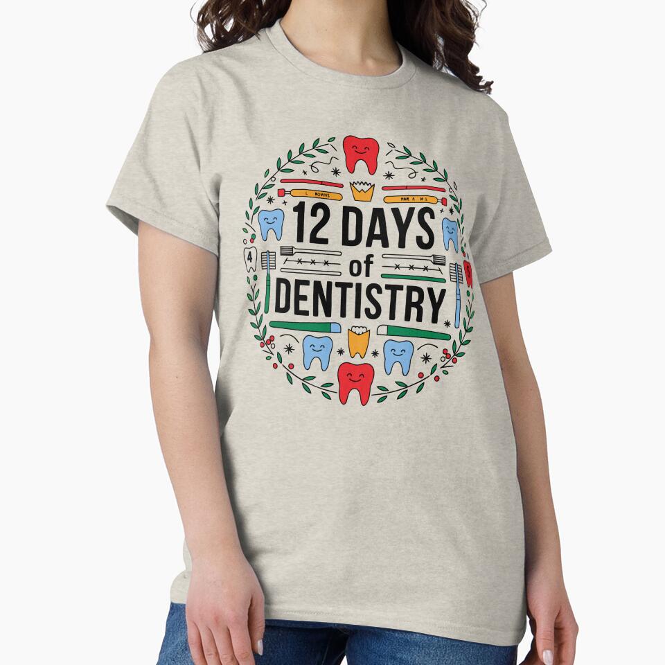 Festive Smiles A Merry Dental Christmas by Meme-shirt