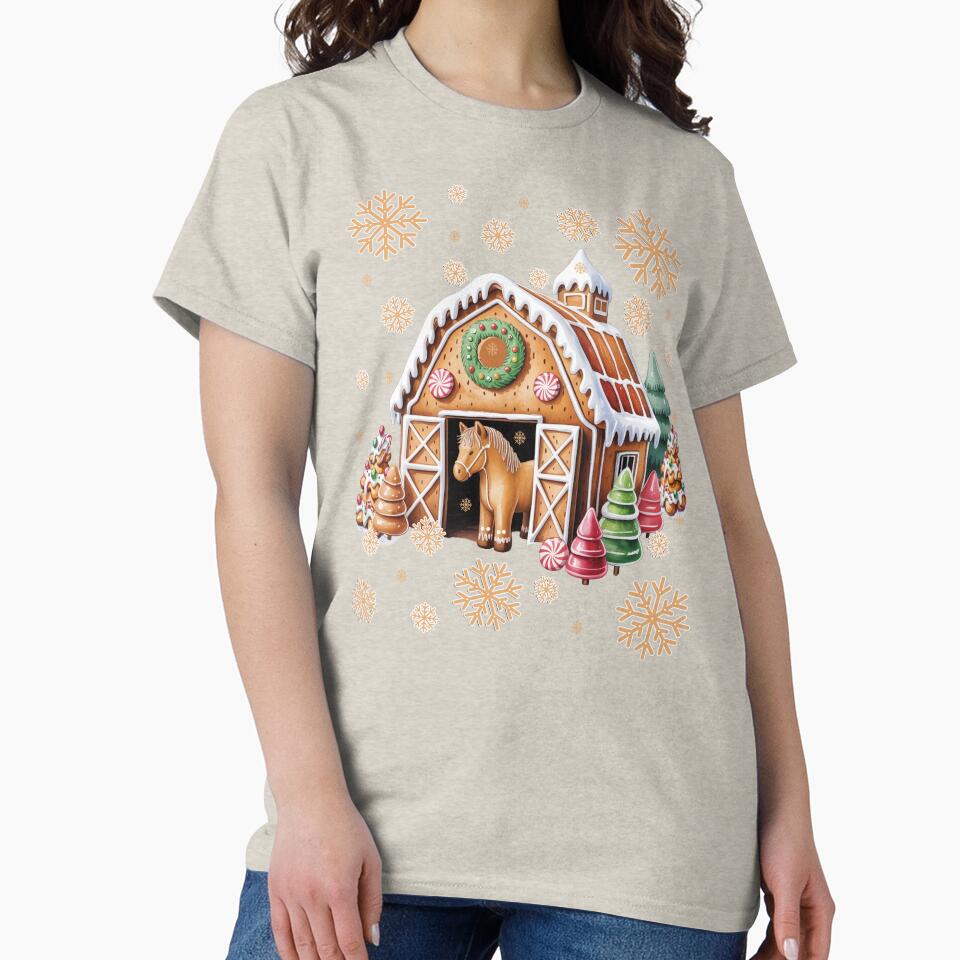 Christmas Gingerbread Unique Gingerbread Barn by Cute & Sassy Custom Gifting Boutiques