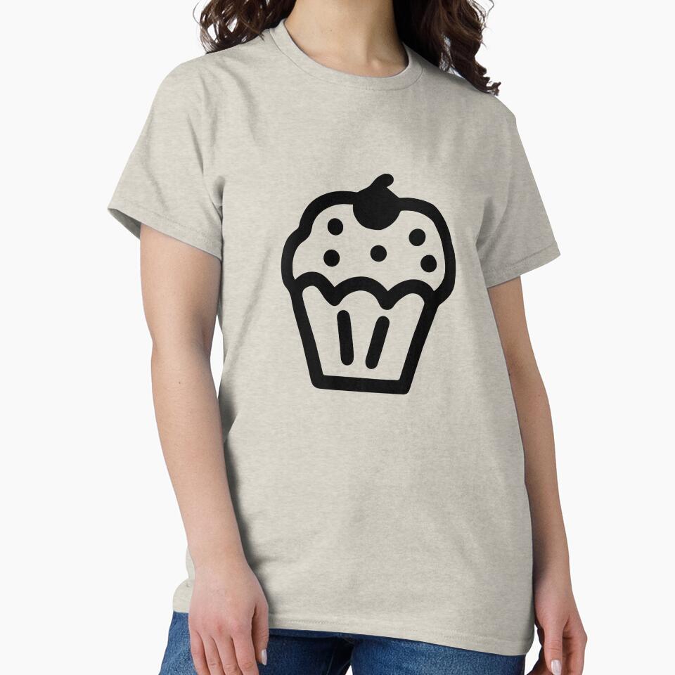 Cupcake line art hand drawn style collection doodle by olivepine69