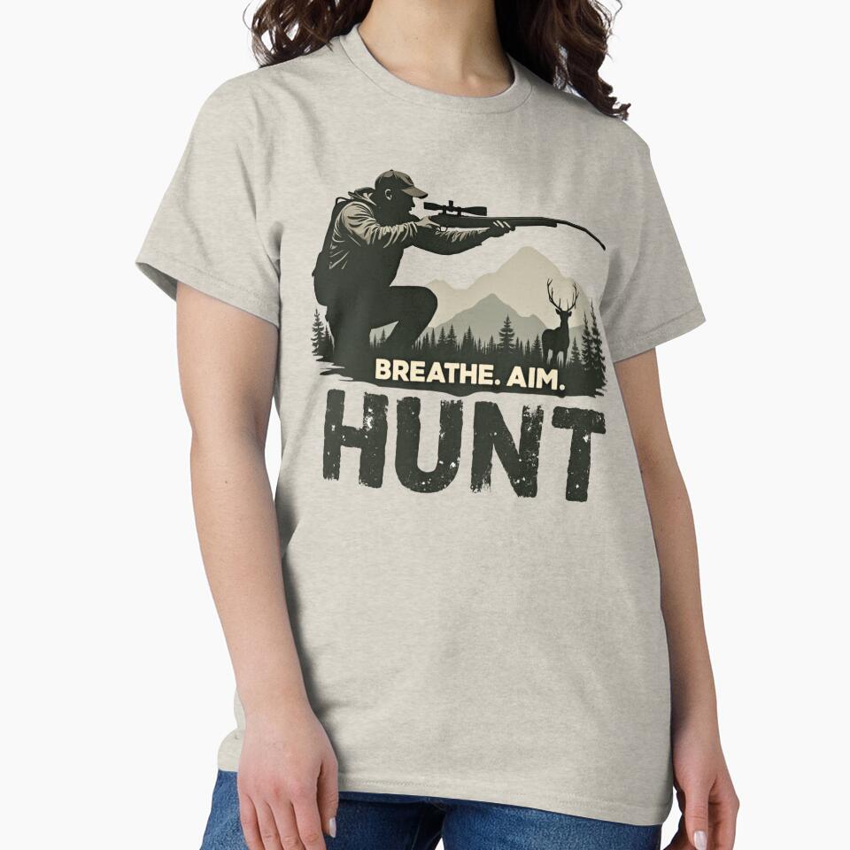 Breathe. Aim. Hunt. (Game Hunting) by PerkzPrints