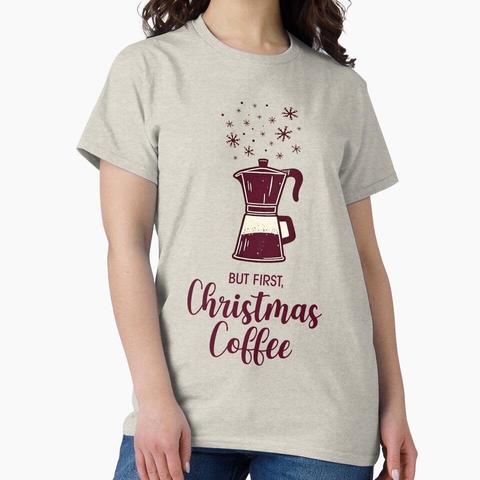 But First Christmas Coffee - Festive Moka Pot Winter Design by BNCH44