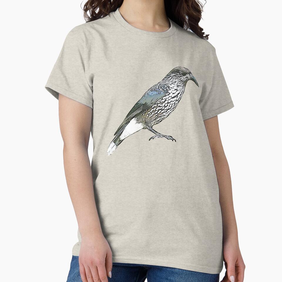 Northern Eurasian Nutcracker Black Alternate Design by designsasstultd