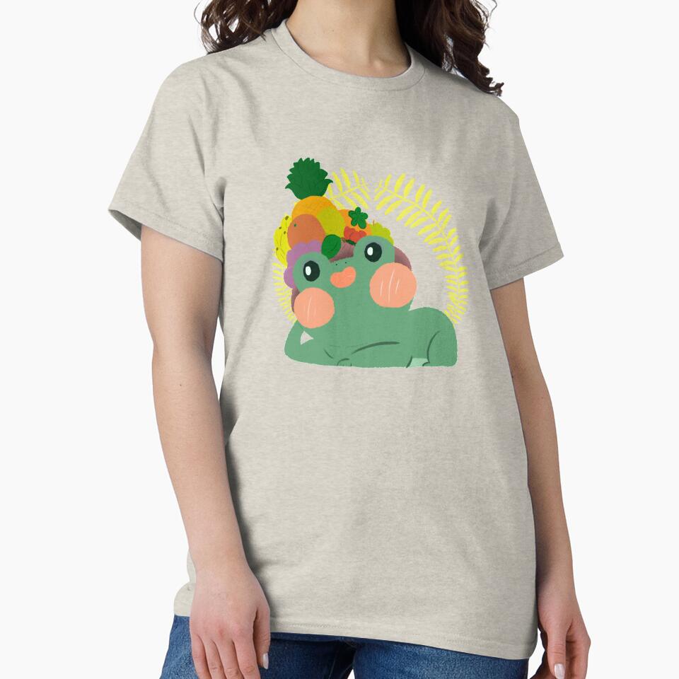 Fruit hat froggo by Amy New art