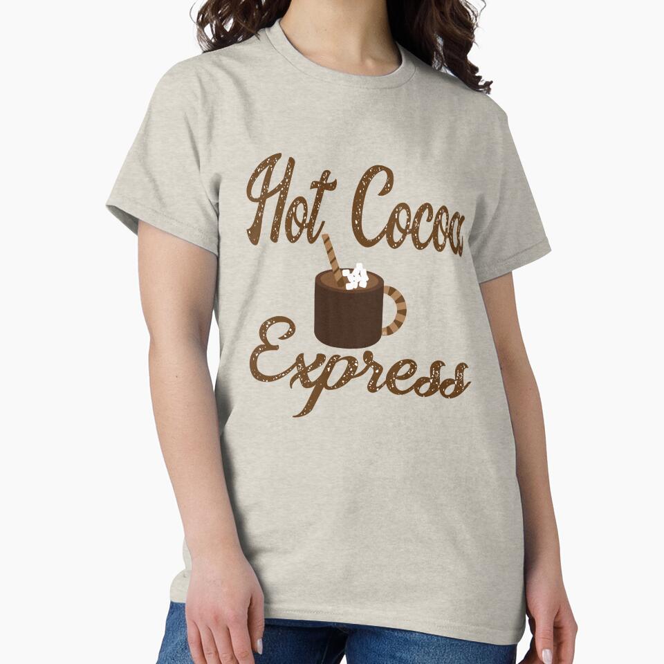 Hot Cocoa Express Sweatshirt, Christmas Sweatshirt, by DAM Creative, by DAM Creative ⭐⭐⭐⭐⭐
