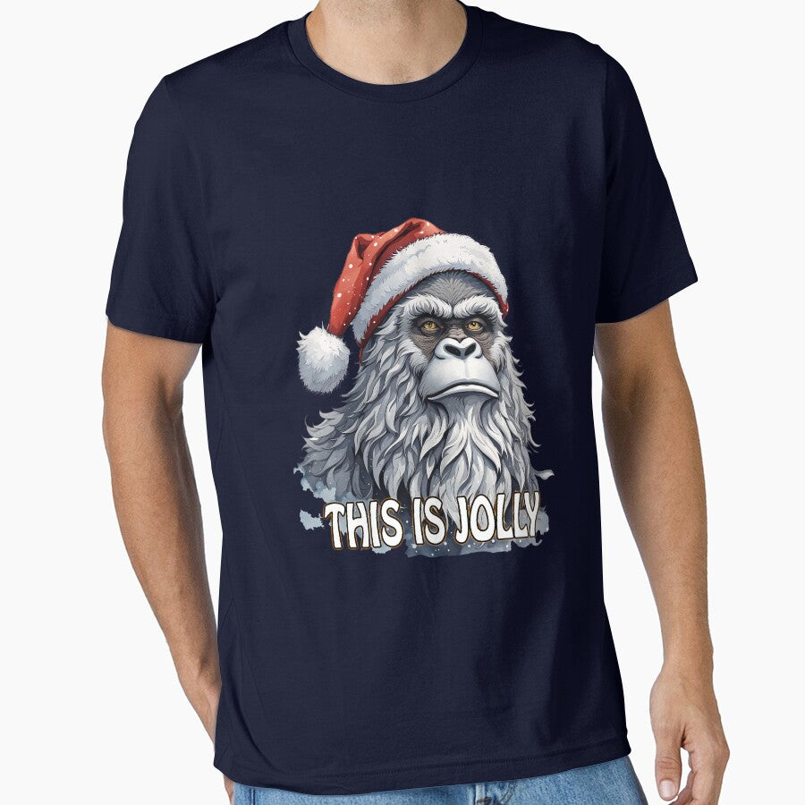 Snowy Sasquatch Blues: 'This Is Jolly' with a Grumpy Twist. by leyfinder