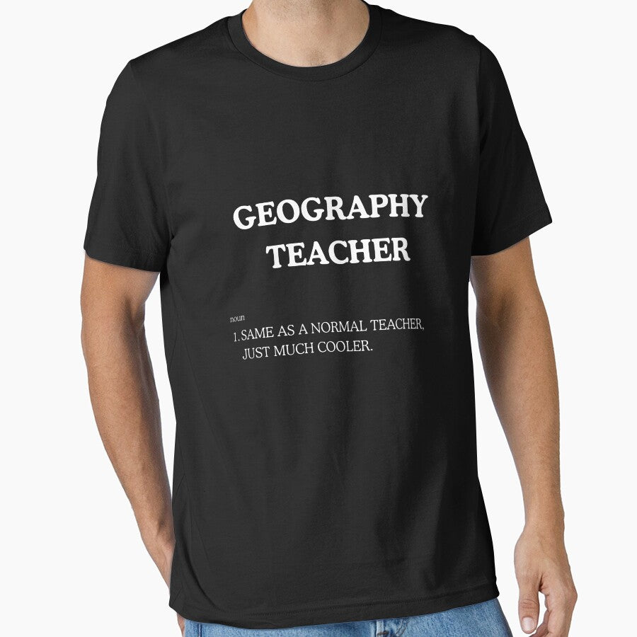"Cool Geography Teacher" Tee Shirt by work-at-tire