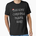 This is my Christmas Pajama Shirt Santa's hat by alenaz