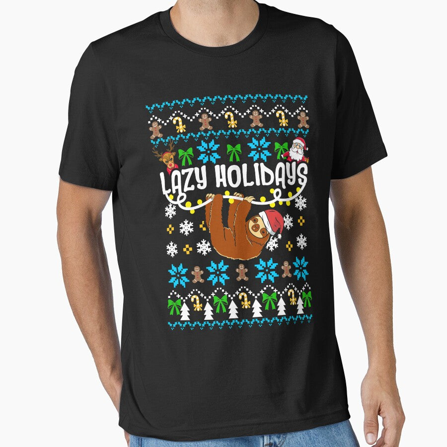 Slothy Ugly Christmas Sweater by KsuAnn