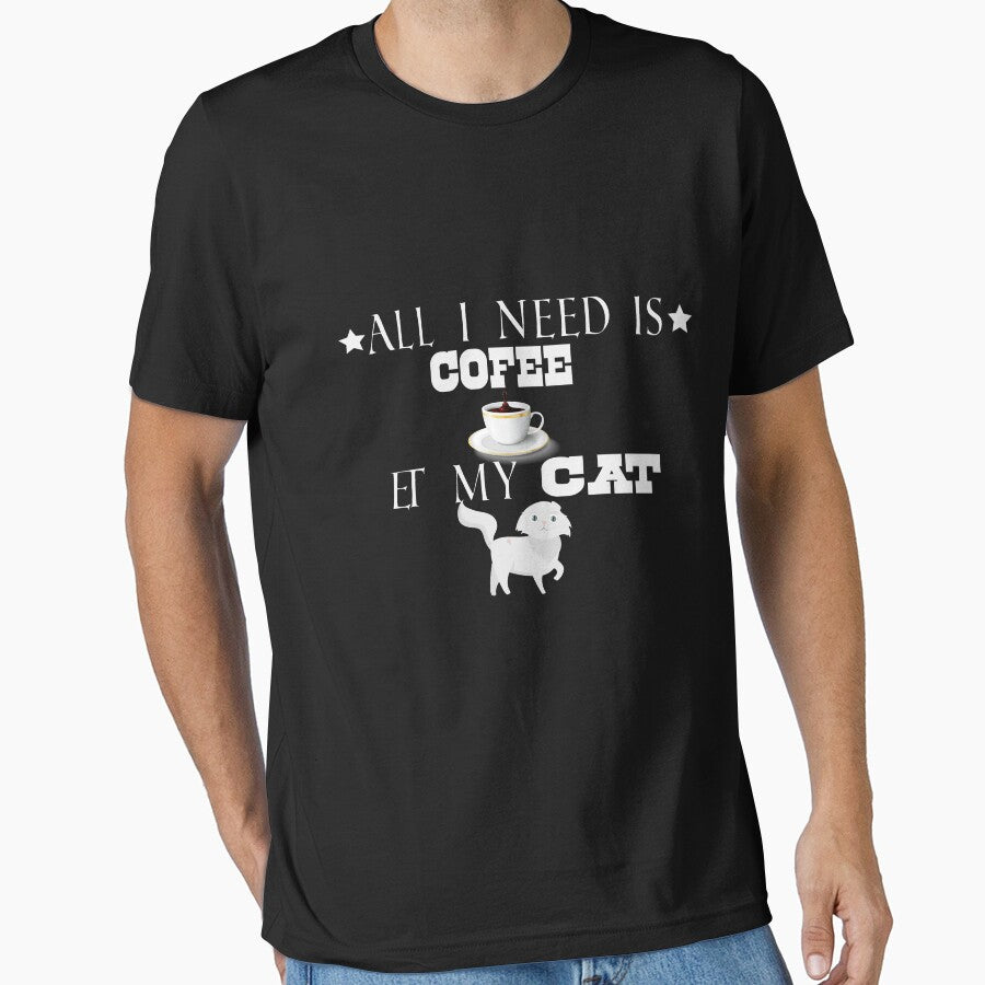 All i need is coffee and my cute cat by smart Mahdi