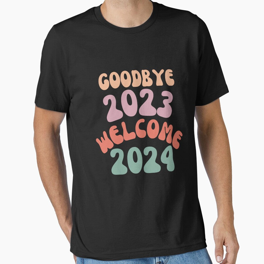 goodbye 2023 welcome 2024 by first-shirt ⭐ ⭐ ⭐ ⭐ ⭐