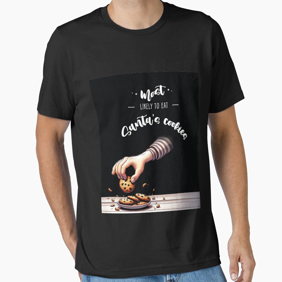 Most likely to eat Santa's cookies Fun shirt for Christmas. by olympe-store