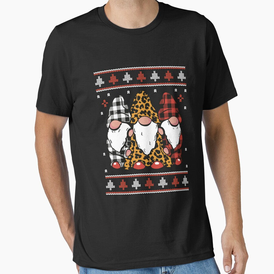 Gnome Ugly Christmas Sweater Matching Santa Xmas Holiday by DrawHandArt