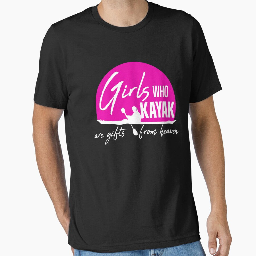 Girls Who Kayaking T-shirt by 3familyllc