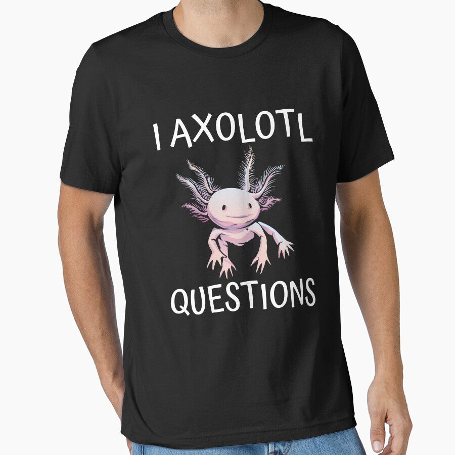 Funny Cute Axolotl Girl Owner Newt Reptile Amphibian Pet by DadJokeDescript