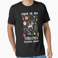 This Is My Christmas Pajama Shirt Colorful Cute Deer by splonkss