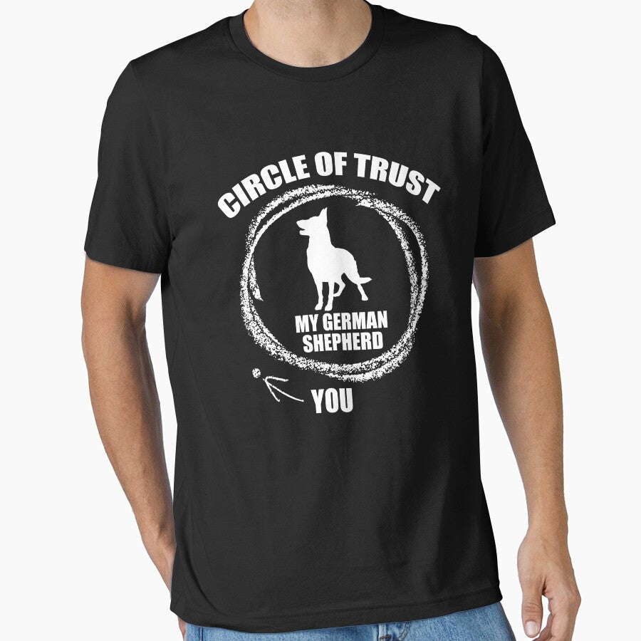 Circle Of Trust - You And My German Shepherd - Funny Dog Lover by Ding-One