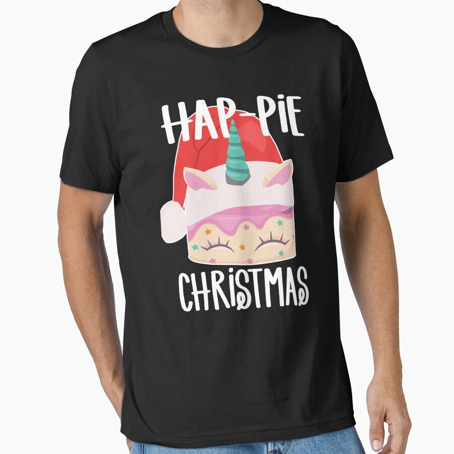 Hap Pie Christmas Cake Christmas Funny by MooonTees