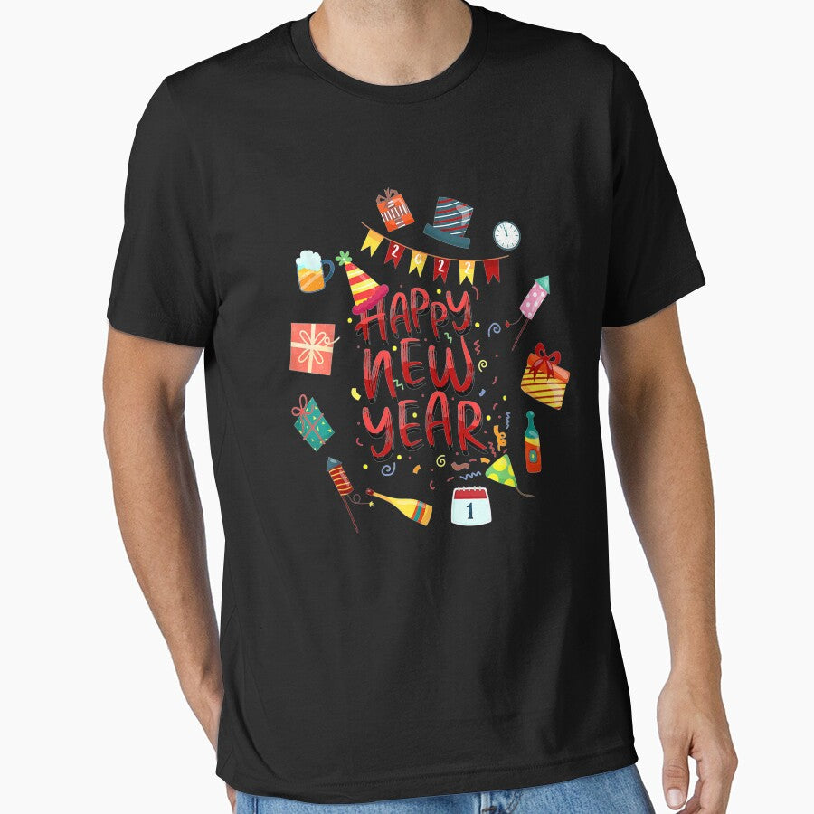 Happy New Year 2022 New Years Eve Party Countdown T-Shirt by Blank-Branson