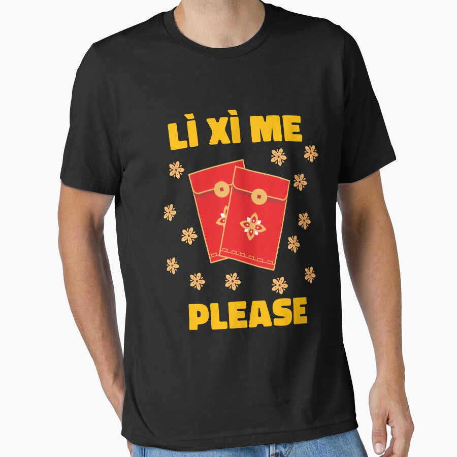 Li Xi Me Please Chinese Vietnamese Lunar New Year Outfit for Men and Women by MacAndMoose