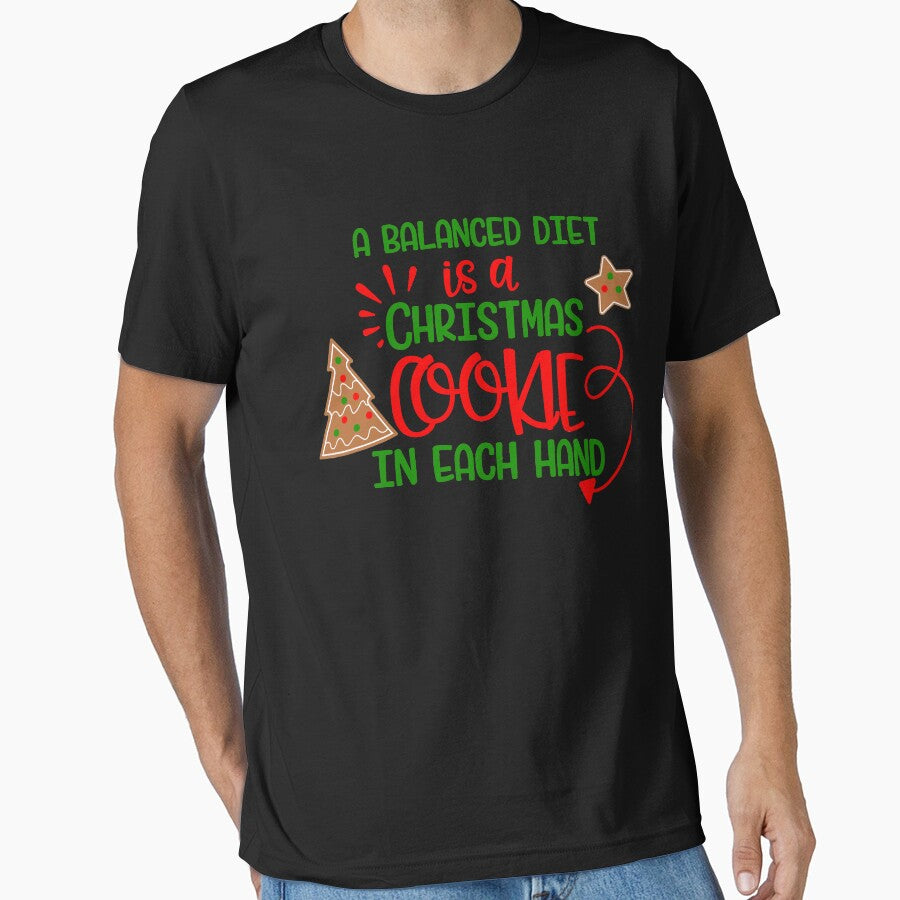 A Balanced Diet is a CHRISTMAS COOKIE in EACH HAND by Jandsgraphics