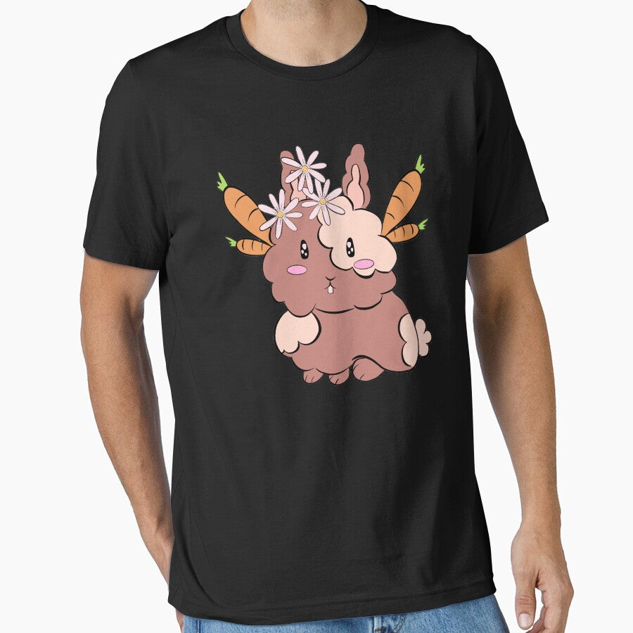 Kawaii bunny carrots cute flower rabbit by FalkDania