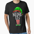 The Nana Elf Family Matching Group Christmas Gift Grandma by MichelleArtsy