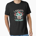 I Axolotl Questions Retro Funny Gift by flippinsg