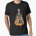 Funny Dog Christmas Tree Xmas Pajamas by RobinKirkey