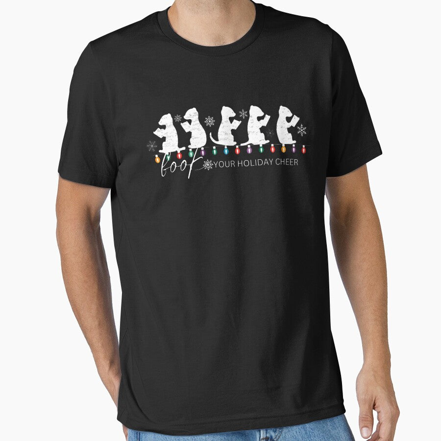Book your Holiday Cheer Funny Christmas Gifts for Lovers of Ferret & Reading by jteart