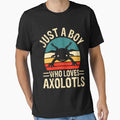 Just a boy WHO loves AXOLOTLS Amphibian Lover by Designandlove