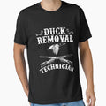 Duck Removal Technician Funny Hunting Duck by vincentalan
