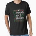 Naughty Nice Bricklayer Christmas List Ugly Christmas Sweater by uncomfortablein