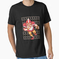 My Christmas Pajamas Santa Claus Football Lovers by T-Junkie