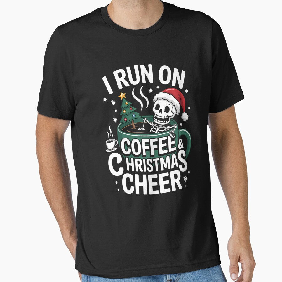 Funny Coffee And Christmas Cheer Santa Xmas Holiday by tearbytea